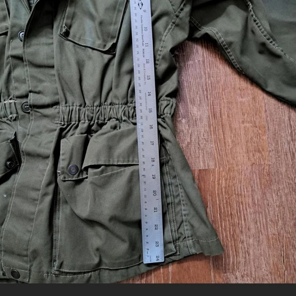 Vintage Military Parka Thrashed Distressed